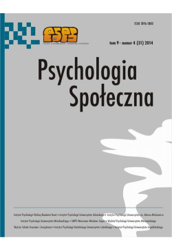 Psychologia Społeczna nr...