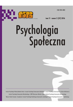 Psychologia Społeczna nr...