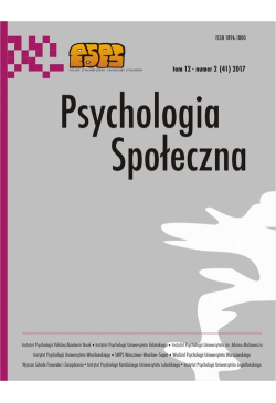 Psychologia Społeczna nr...