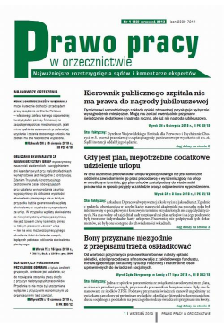 Prawo pracy w orzecznictwie...