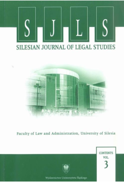 Silesian Journal of Legal...