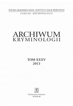 Archiwum Kryminologii, tom...