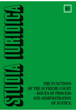 Studia Iuridica, nr 81