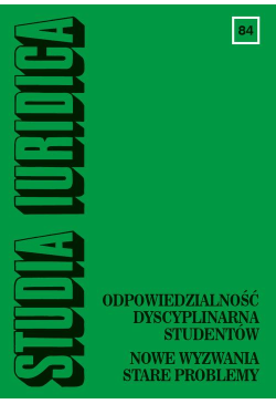 Studia Iuridica, nr 84