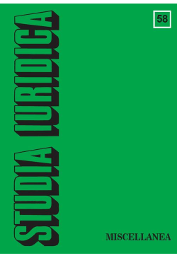Studia Iuridica, nr 58