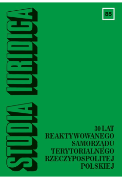 Studia Iuridica, nr 85