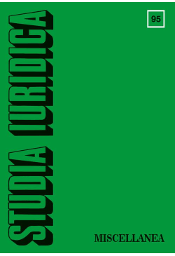 Studia Iuridica, nr 95