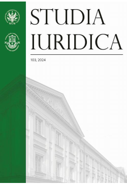 Studia Iuridica, nr 103