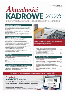 Aktualności Kadrowe 2025,...