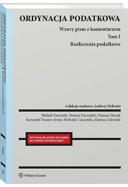 Ordynacja podatkowa. Tom I....