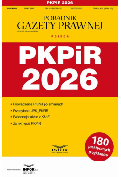 PKPiR 2026 Podatki 8/2025
