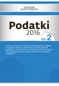 Podatki 2016 cz. 2
