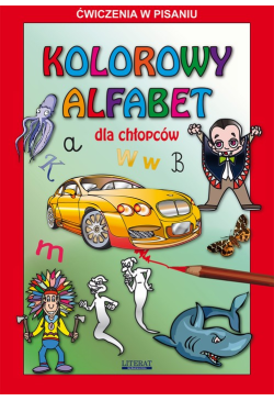 Kolorowy alfabet dla chłopców