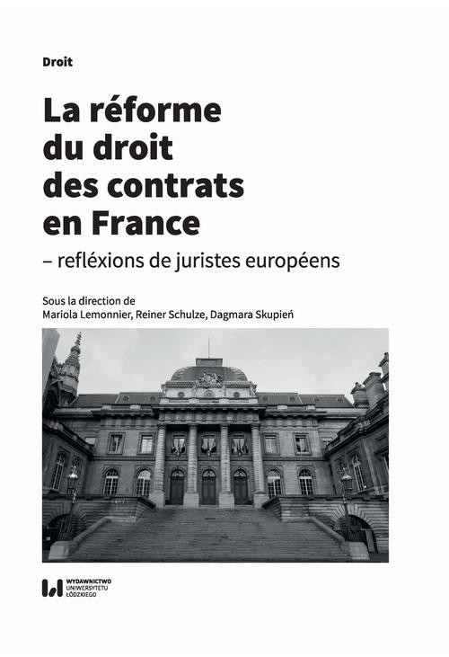 La réforme du droit des contrats en France