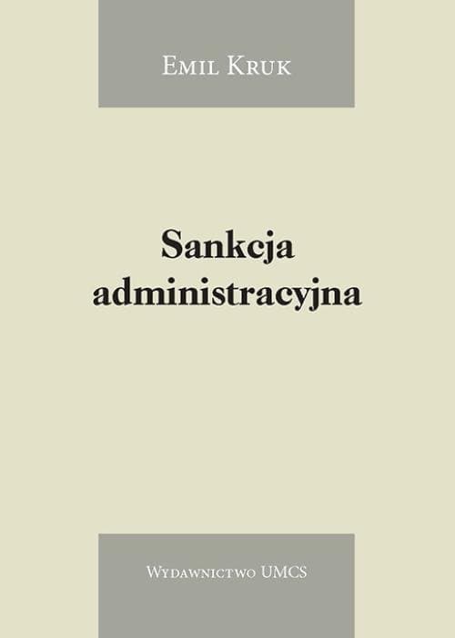 Sankcja administracyjna — Emil Kruk