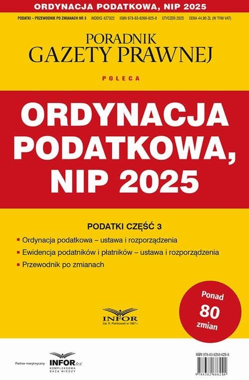 Ordynacja podatkowa, NIP 2025 — Praca zbiorowa