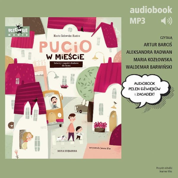 Pucio w mieście. Zabawy i zagadki słuchowe dla dzieci — Marta Galewska-Kustra
