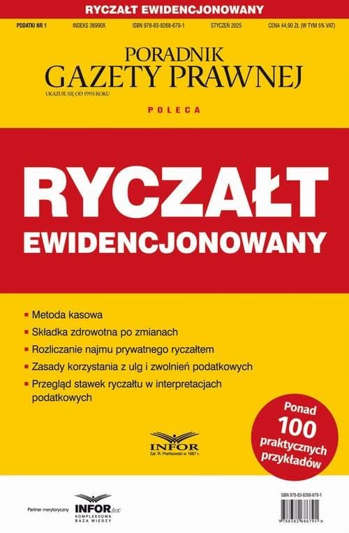 Ryczałt ewidencjonowany Podatki 1/2025 — Praca zbiorowa