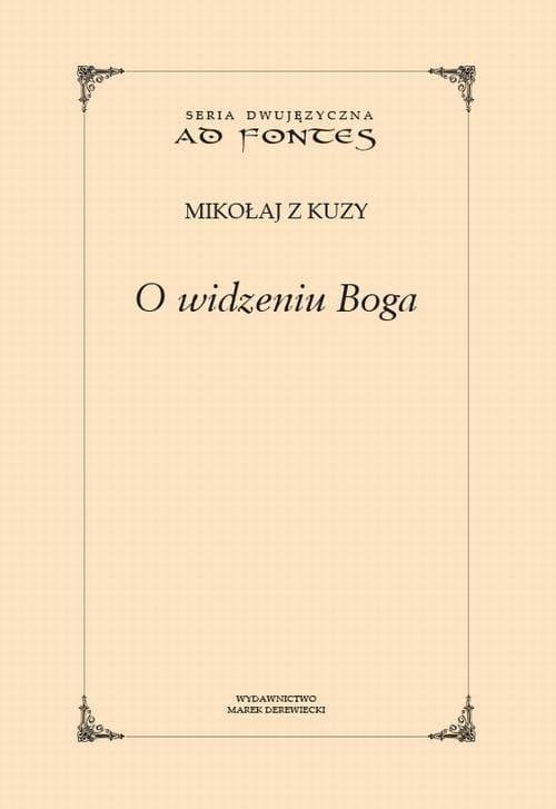 O widzeniu Boga — Mikołaj z Kuzy