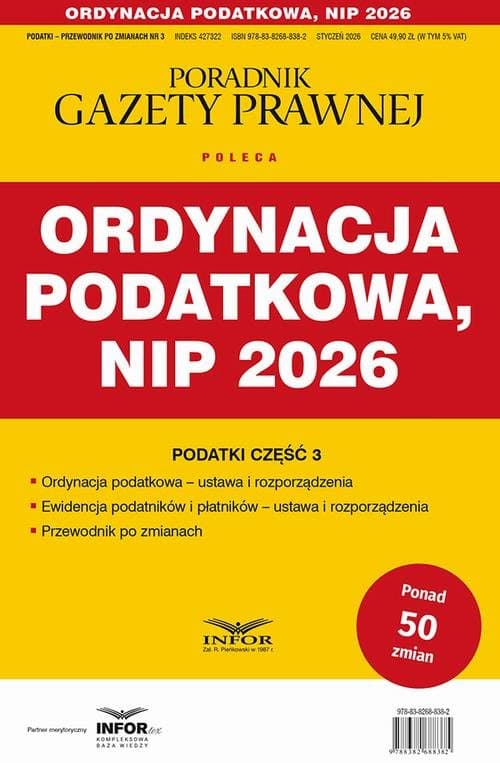 Ordynacja podatkowa, NIP 2026 — Praca Zbiorowa