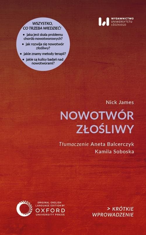 Nowotwór złośliwy — Nick James